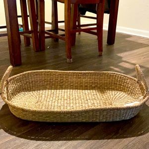 Trendy bohemian woven basket! Literally NEVER USED!! Got it on Bohemian Mama.